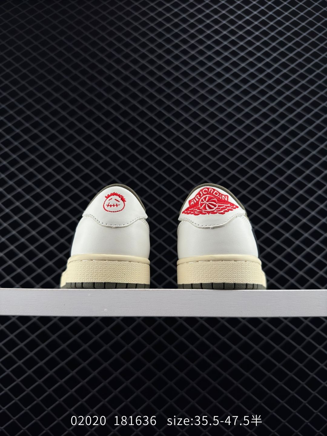 fragment design x Travis Scott x Nike Air Jordan 1 Low OG SP”Black/Green Toe“